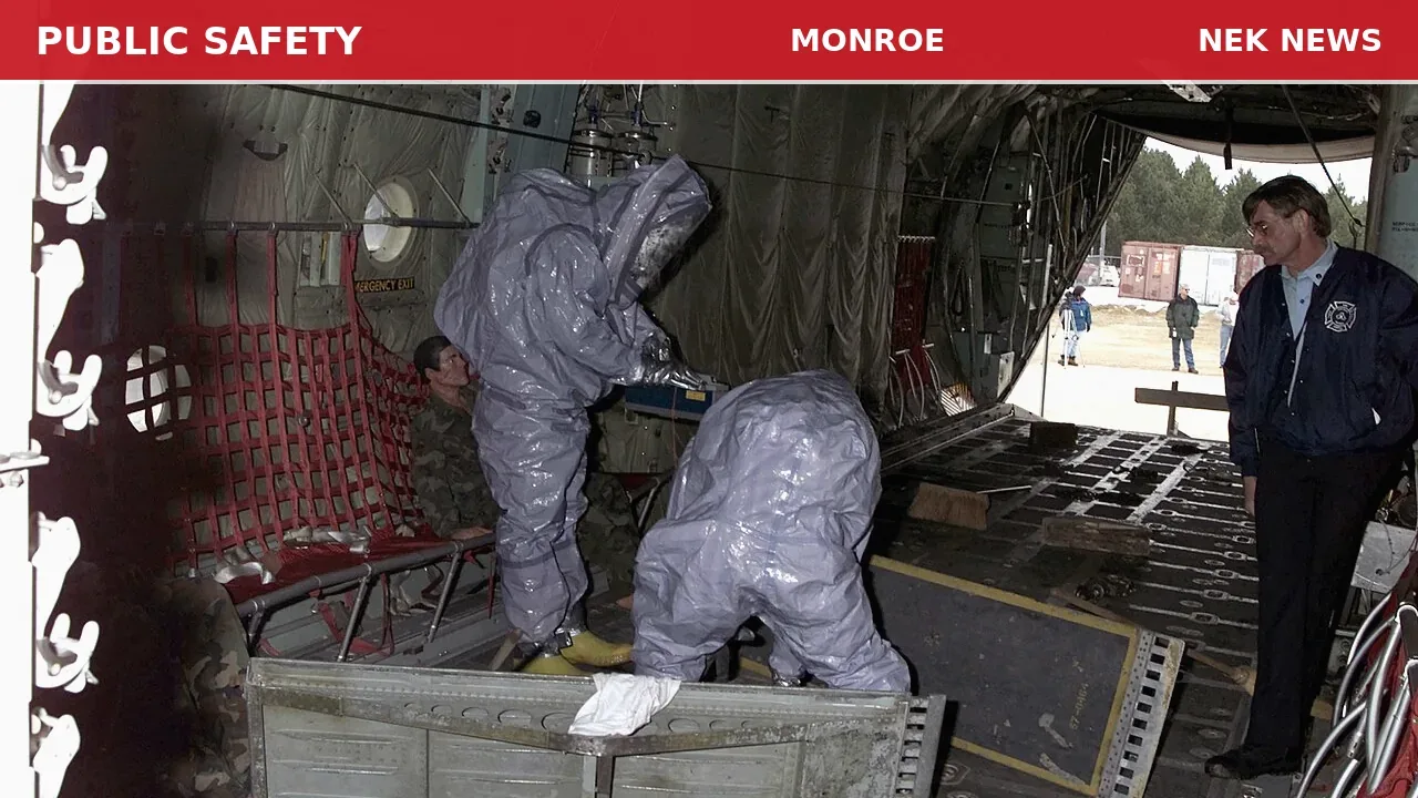 Suspicious Red Barrel Reported in Monroe