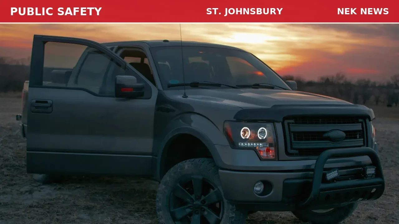 Person Found Unconscious in Vehicle on Fort Main Street in St. Johnsbury