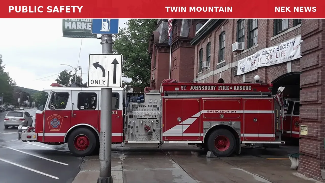 Fire Alarm at Mount Washington Hotel in Carroll