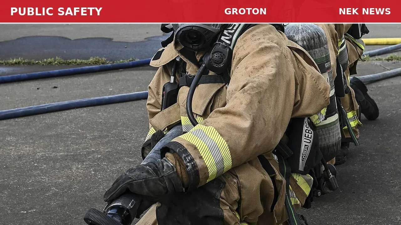 Structure Fire Reported on West Shore Drive in Groton