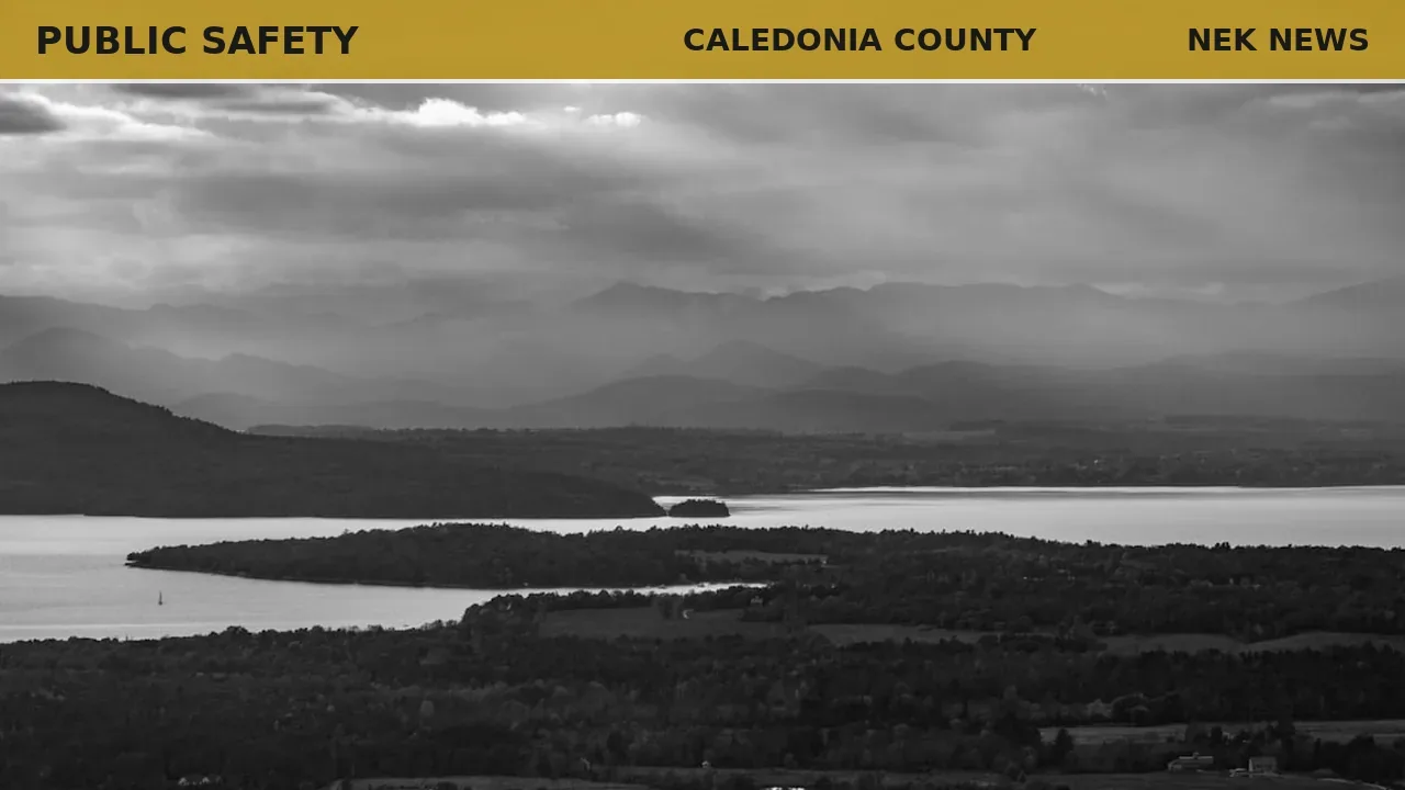 Severe thunderstorm warning for Caledonia County, parts of NEK