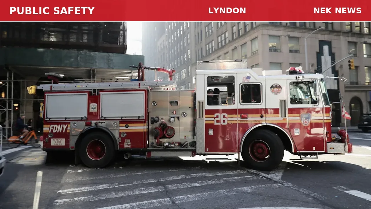 Fire Reported on Broad Street in Lyndonville