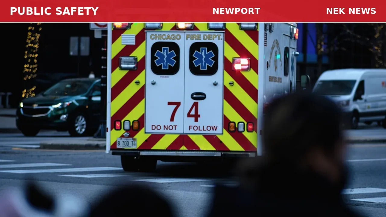 Medical Call for 56-Year-Old Woman with Foot Pain on 2nd Street in Newport City