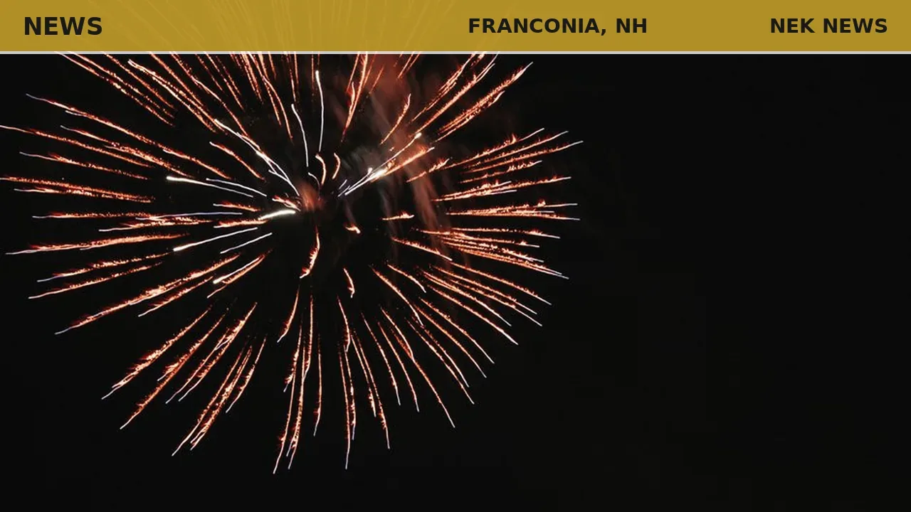 Franconia Old Home Day fireworks dazzle crowd