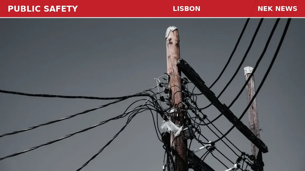Wires Down on Pond Road in Lisbon