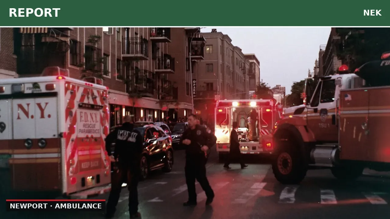 Newport Ambulance Responds to Burn Injury in Newport Town