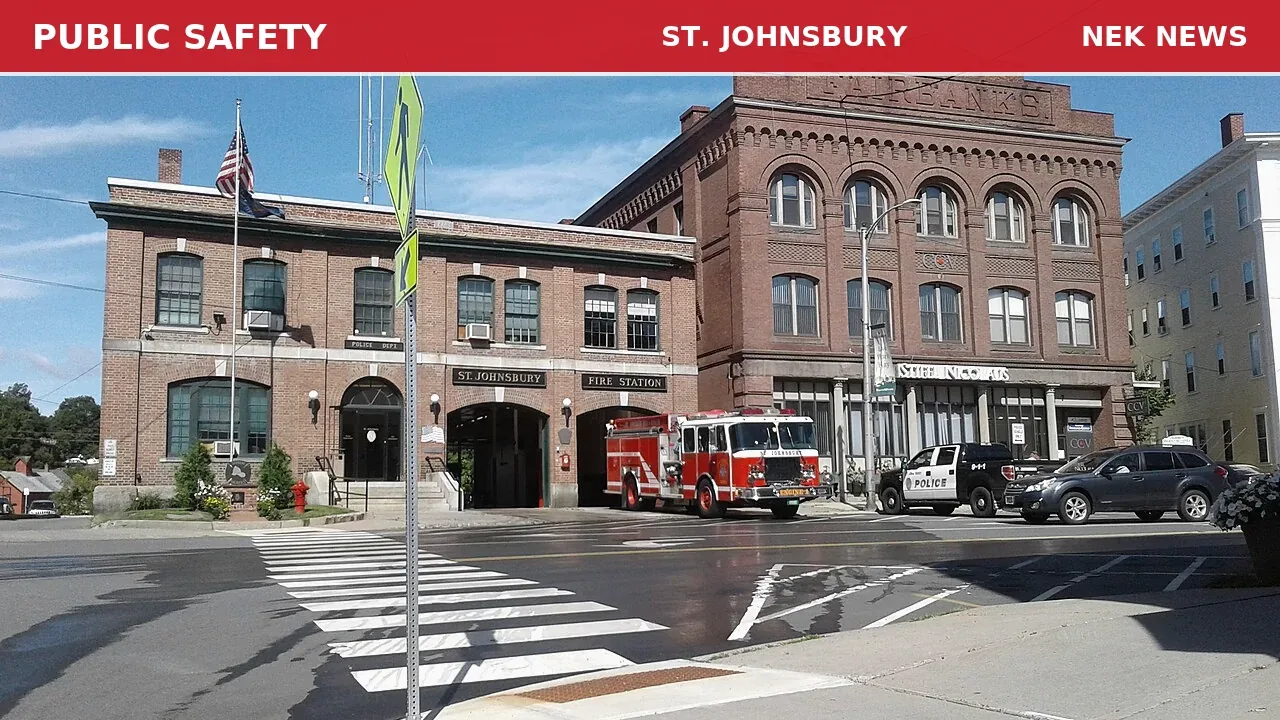 Medical call on Elm Street in St. Johnsbury