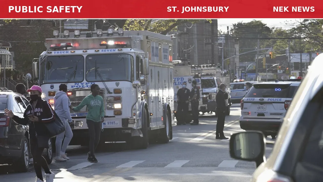 Medical Call for Fall on Pearl Street in St. Johnsbury
