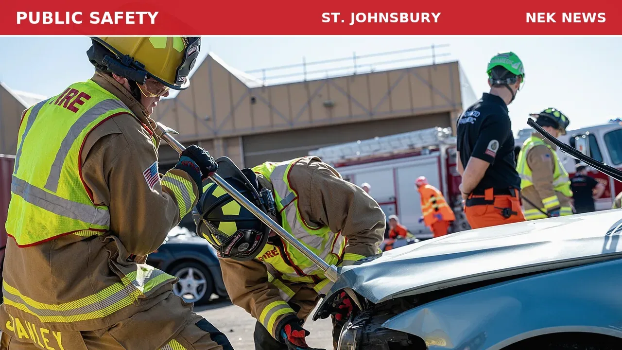 Medical Call for Abdominal Pain on Maple Street in St. Johnsbury