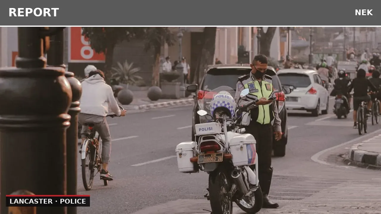 Motor vehicle complaint involving bicycle in Lancaster