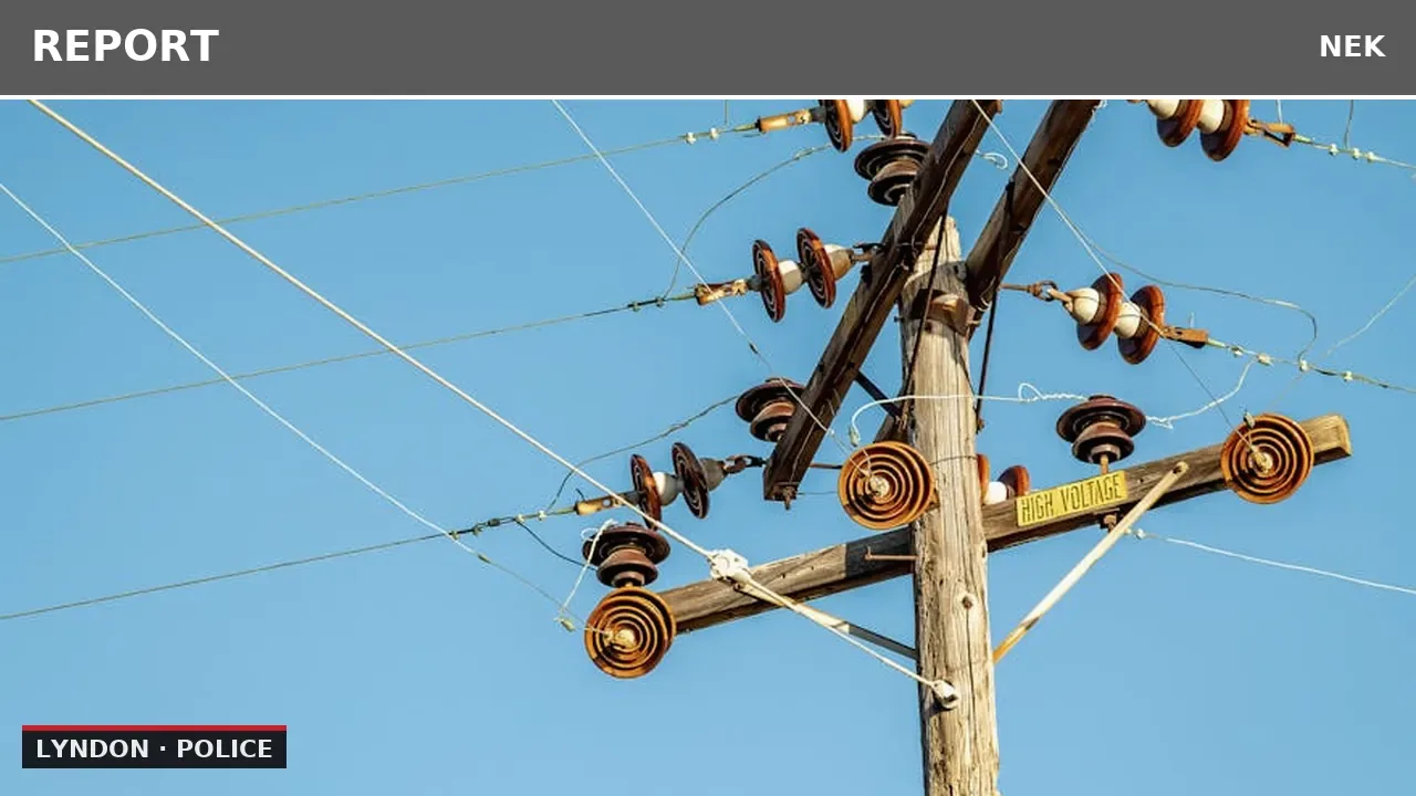 Power Line Issue Reported on Cold Hill Road in Lyndon