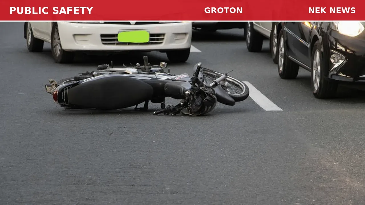 Motorcycle Crash on Vermont 232 in Groton
