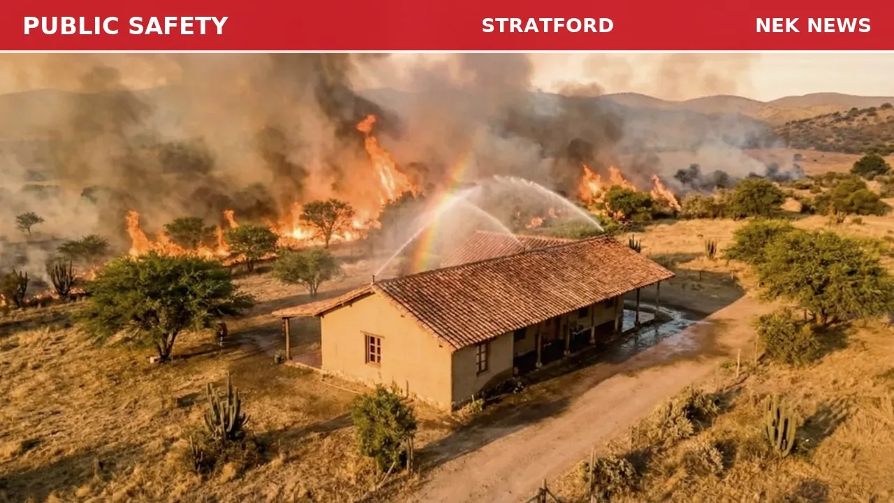Camper Fire Draws Multiple Departments to Bald Road in Stratford