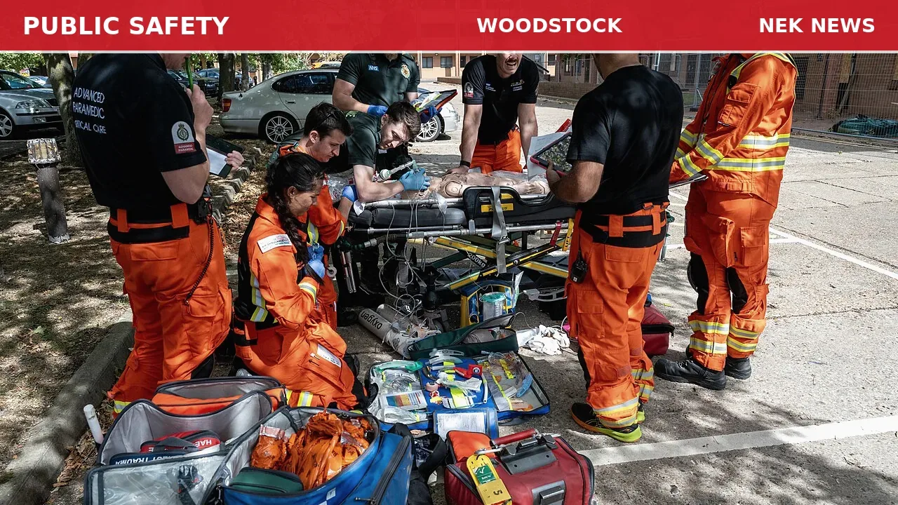 Medical Emergency on Main Street in Woodstock