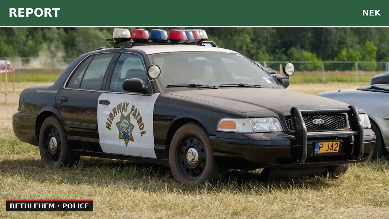 Male party jumping at vehicles reported in Bethlehem