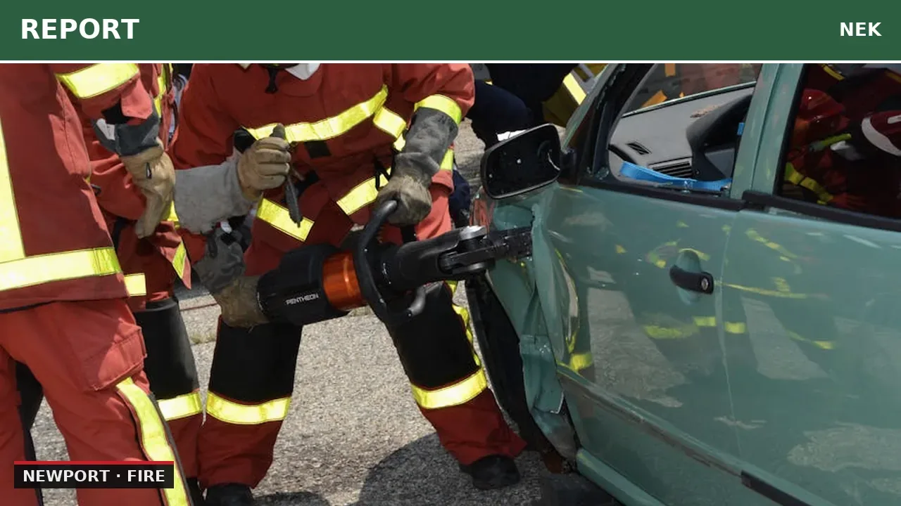 Two-Car Crash with Airbag Deployment on East Main Street