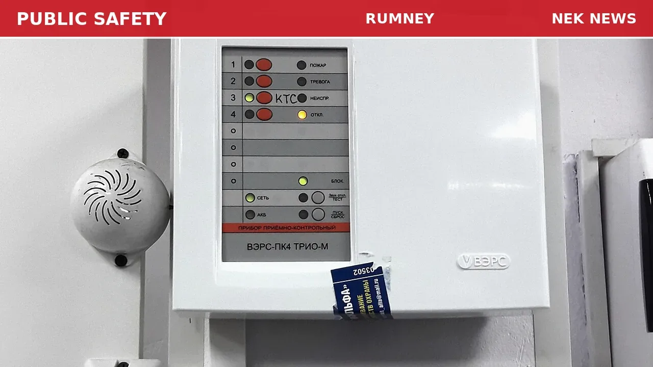 Fire Alarm at Housing Complex in Rumney