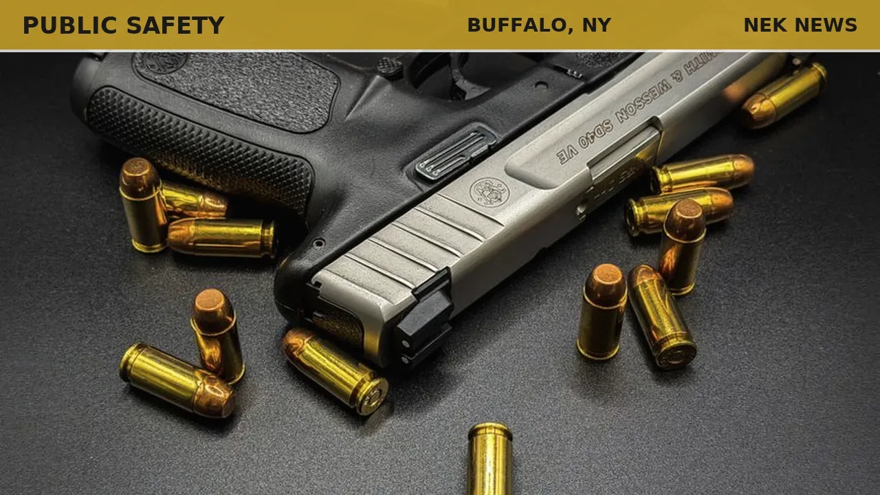 Man arrested on weapons charges in Buffalo