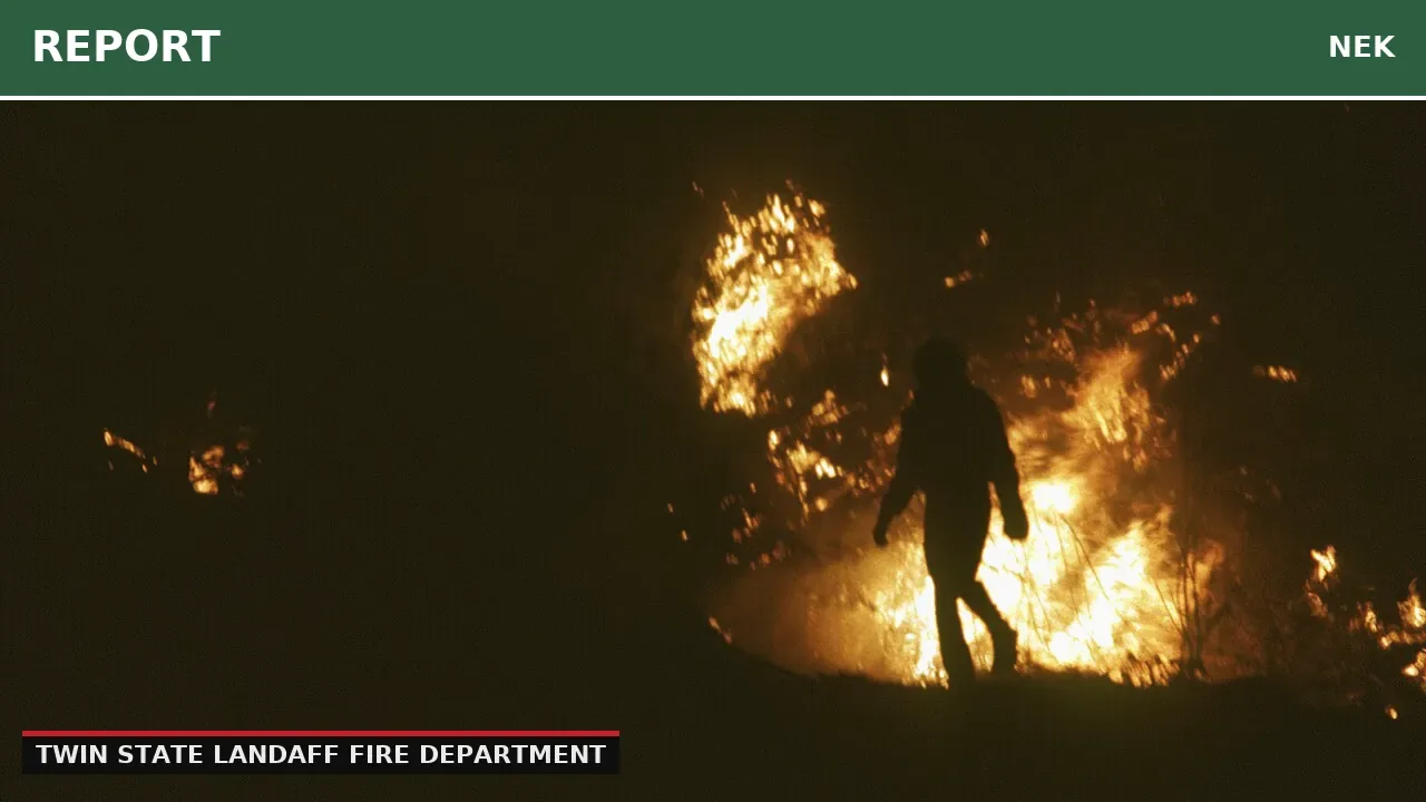 Brush fire reported at Pearl Lake Road and Cemetery Road in Landaff
