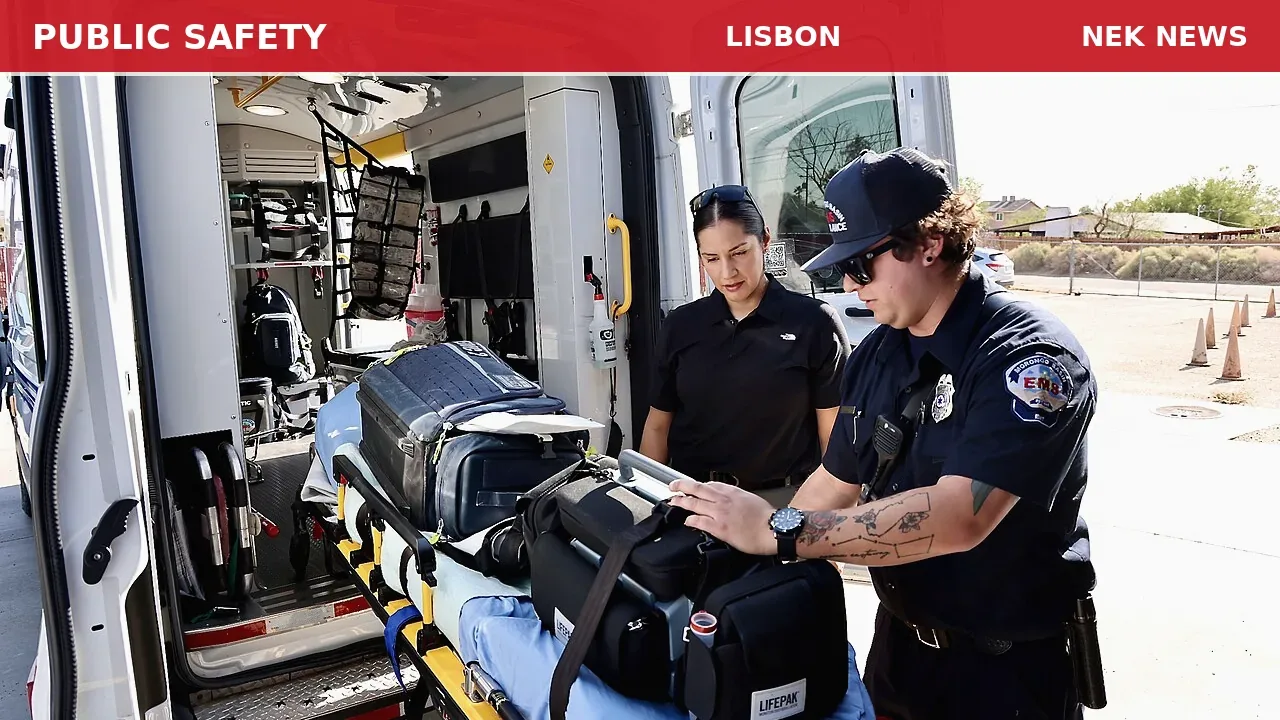 Medical Emergency on North Main Street in Lisbon