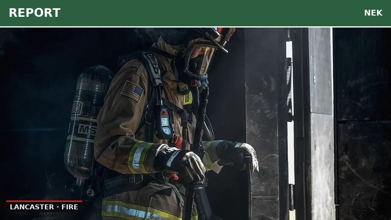 Units arrive at working fire in Lancaster