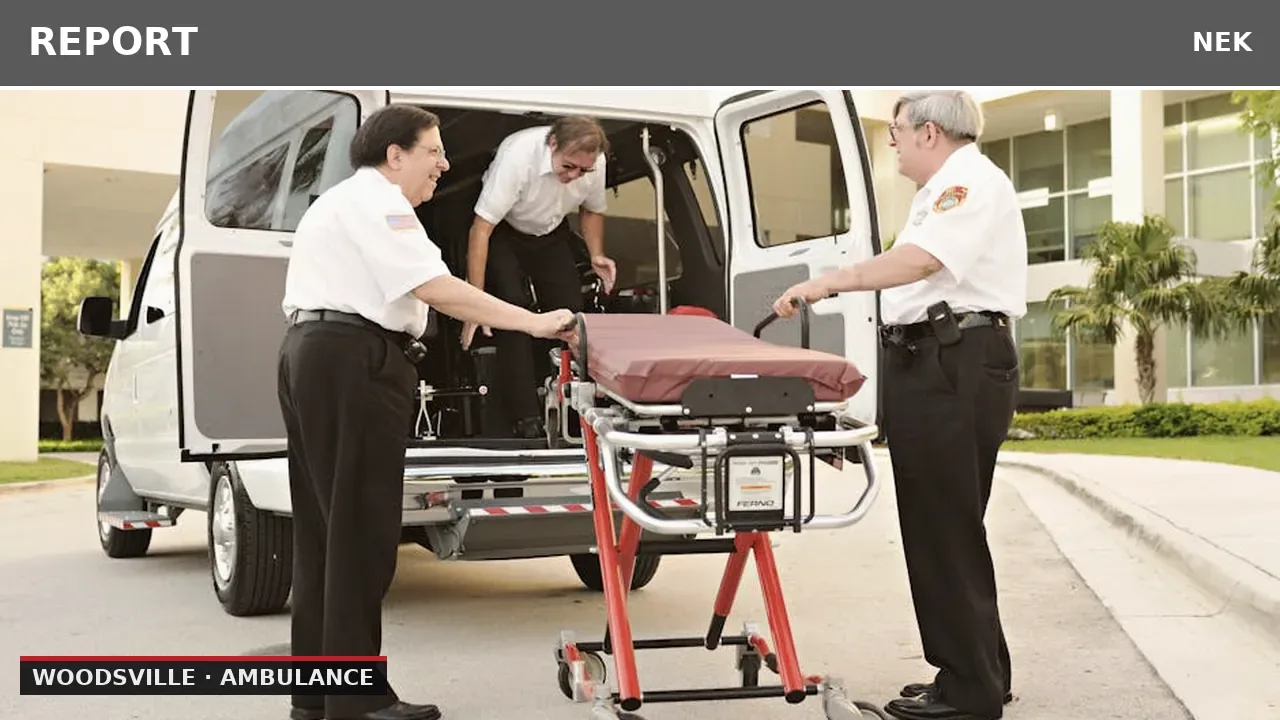 Manpower requested to assist patient transfer at Woodsville residence