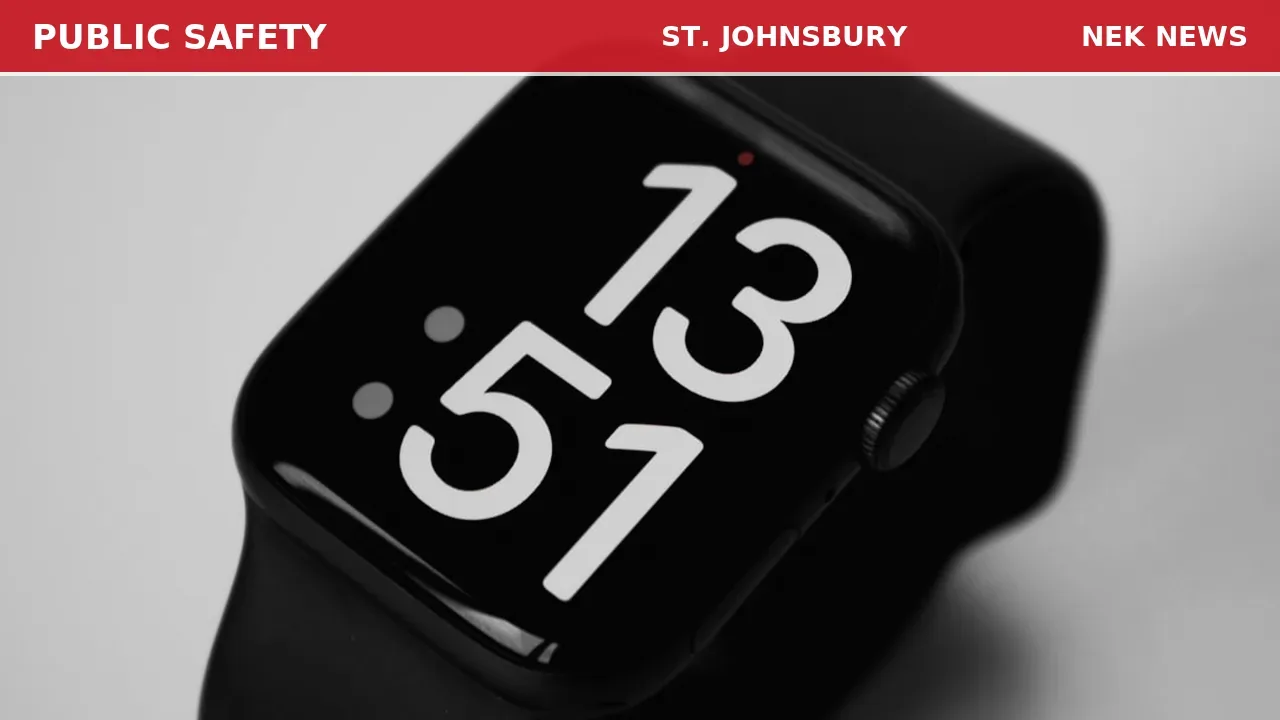 Apple Watch Hard Fall Prompts Response on Route 5 North in Barnet
