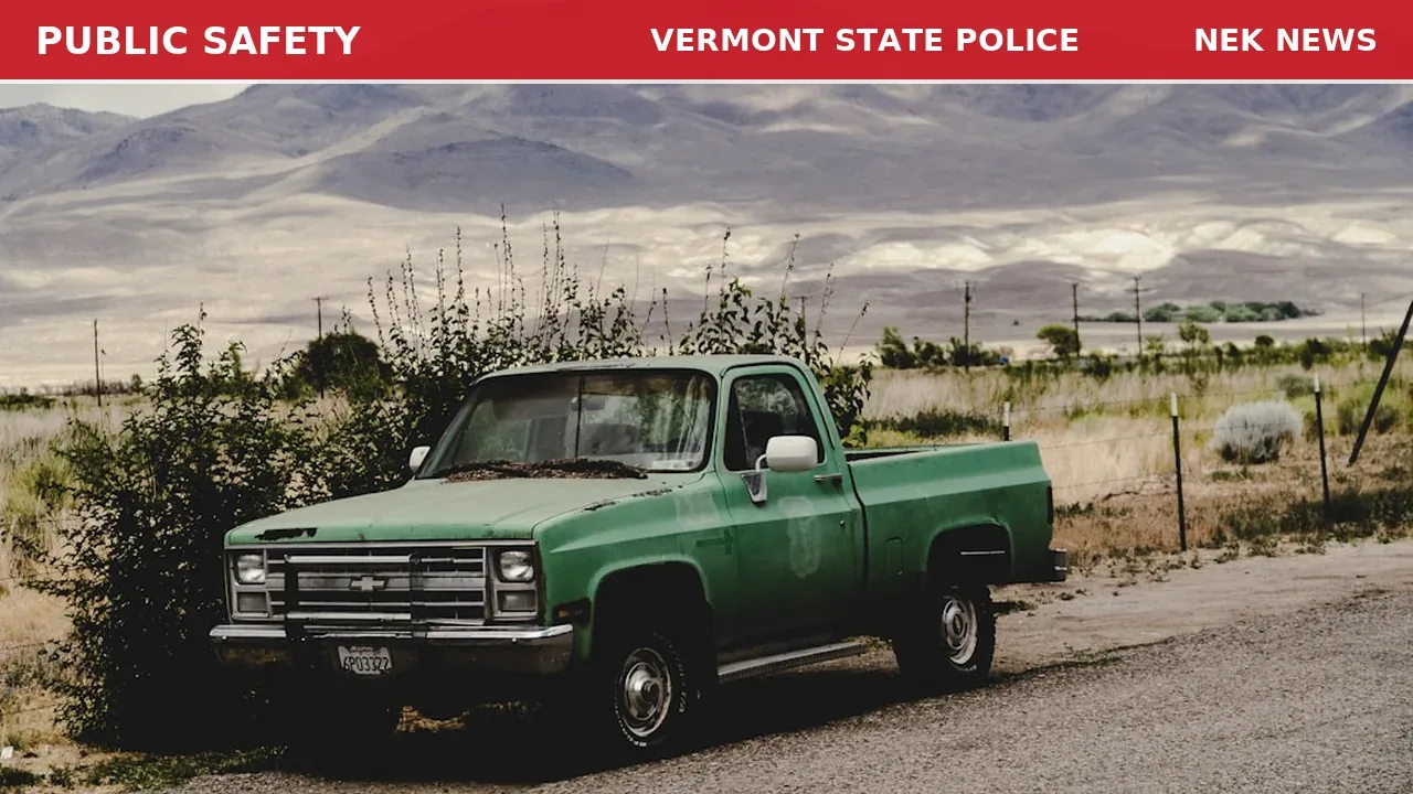 BOLO Issued for Erratic Dark Pickup Near St. Johnsbury