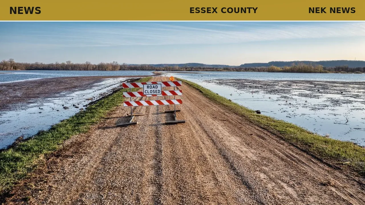 East Branch Passumpsic River reaches action stage near East Haven
