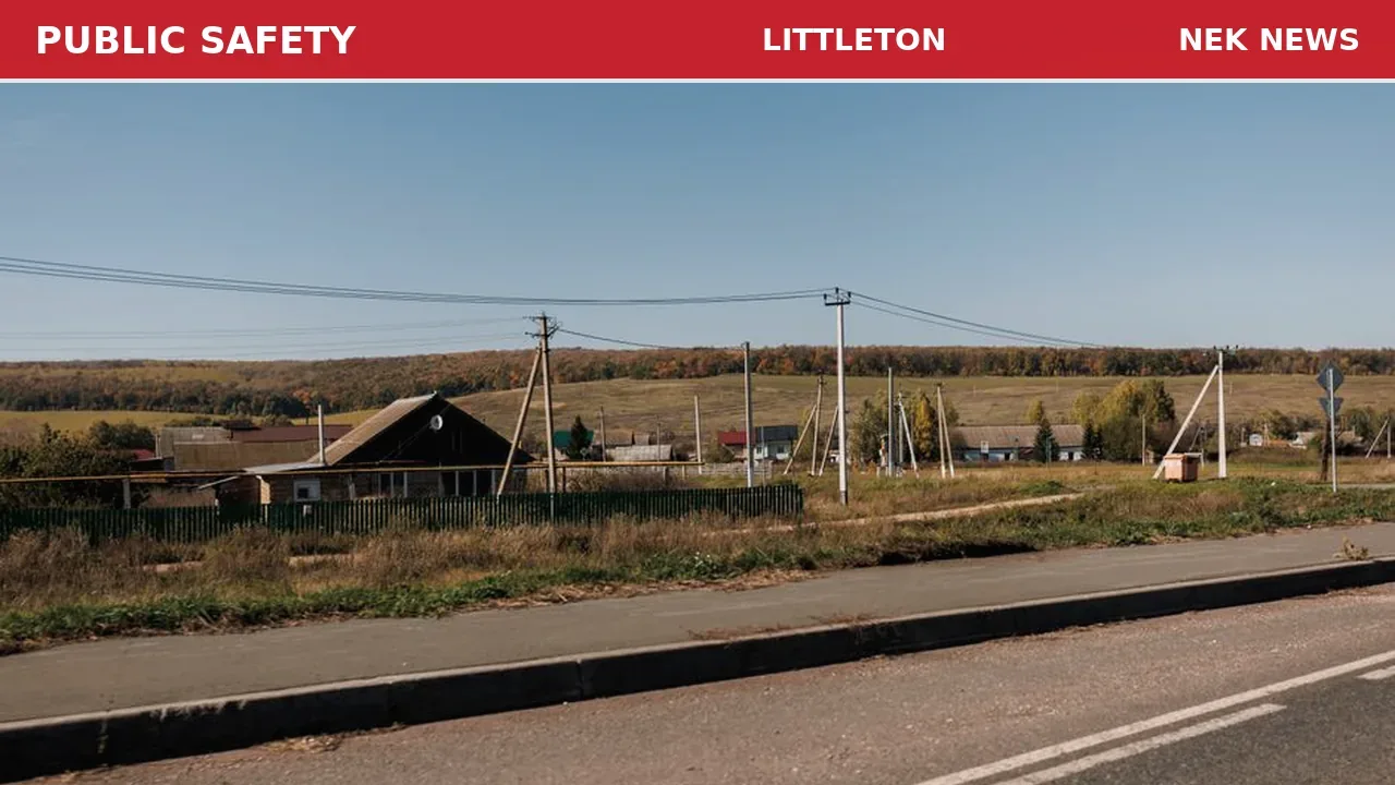 Downed Power Lines Sparking on Monroe Road in Littleton