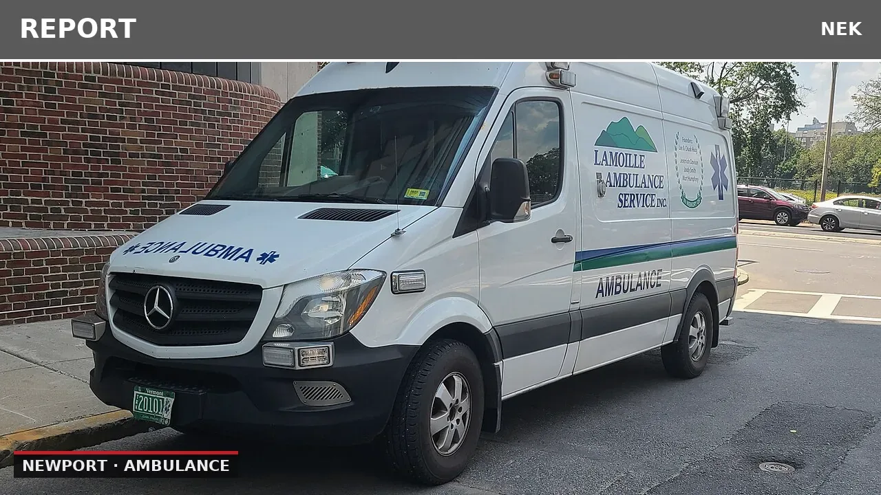 Newport Ambulance Responds to Shoulder Pain at Vance Hill Road