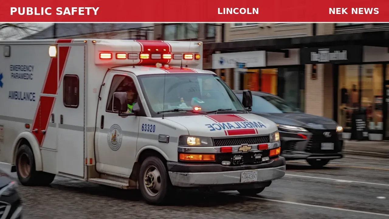 Medical Emergency on Pleasant Street in Lincoln