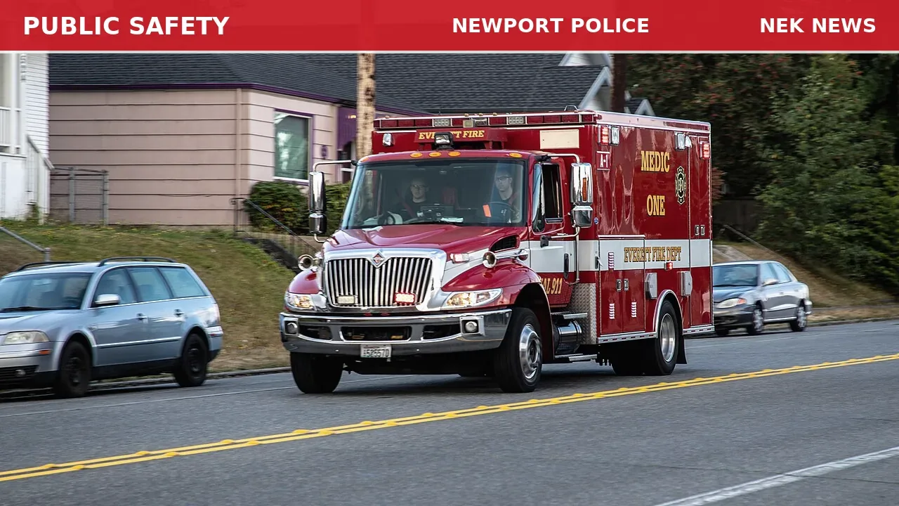 Medical call for seizure on Lake Road in Newport
