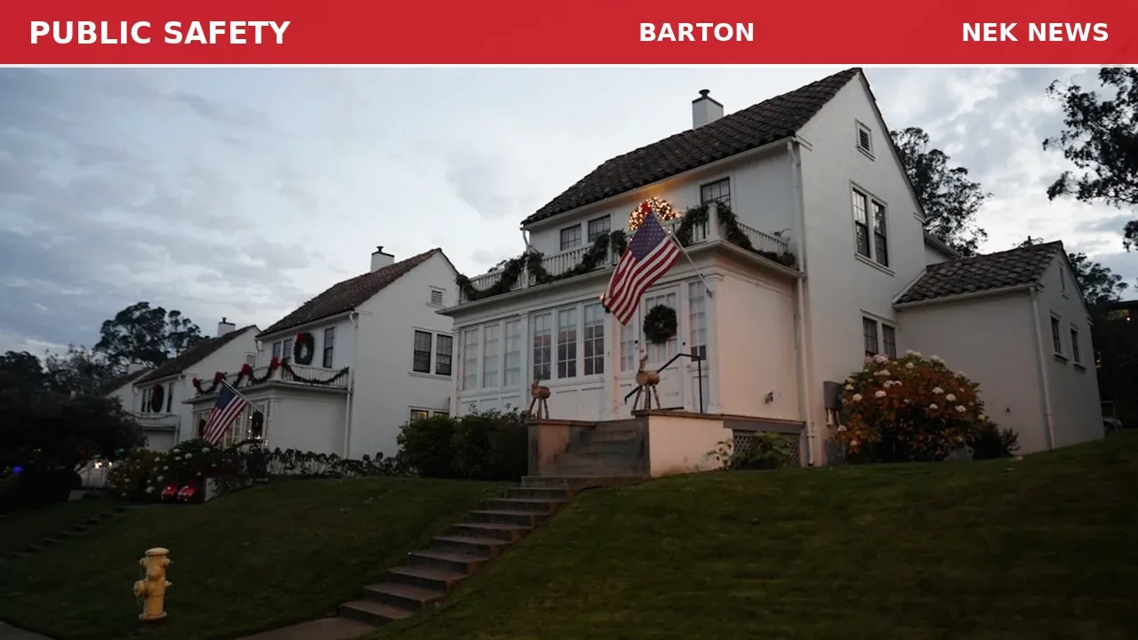 Fire in Barton Prompts EMS Transport