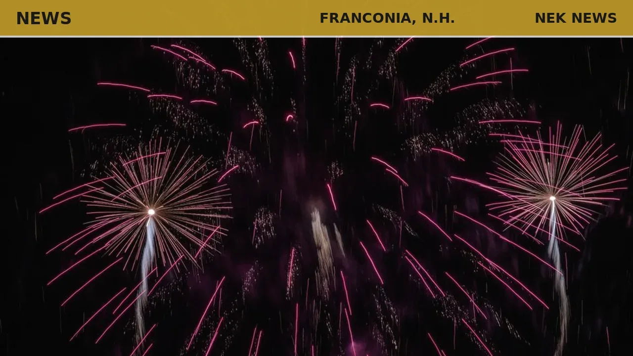 Franconia Old Home Day closes with fireworks show