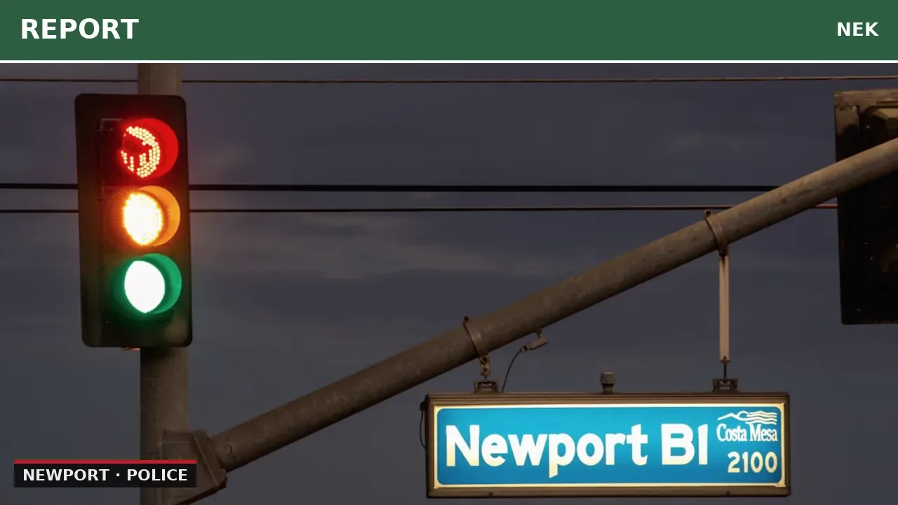 Accident Cleared With Patient Refusal in Newport