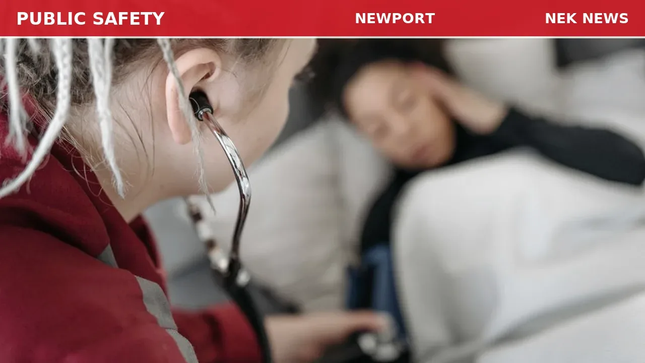 Chest Pain Call at Fernwood Circle in Newport