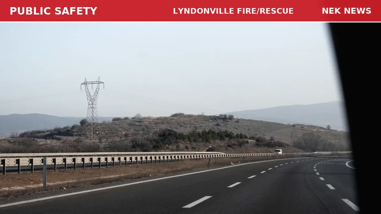 Vehicle Crashes into Guardrail on I-91 in Lyndon