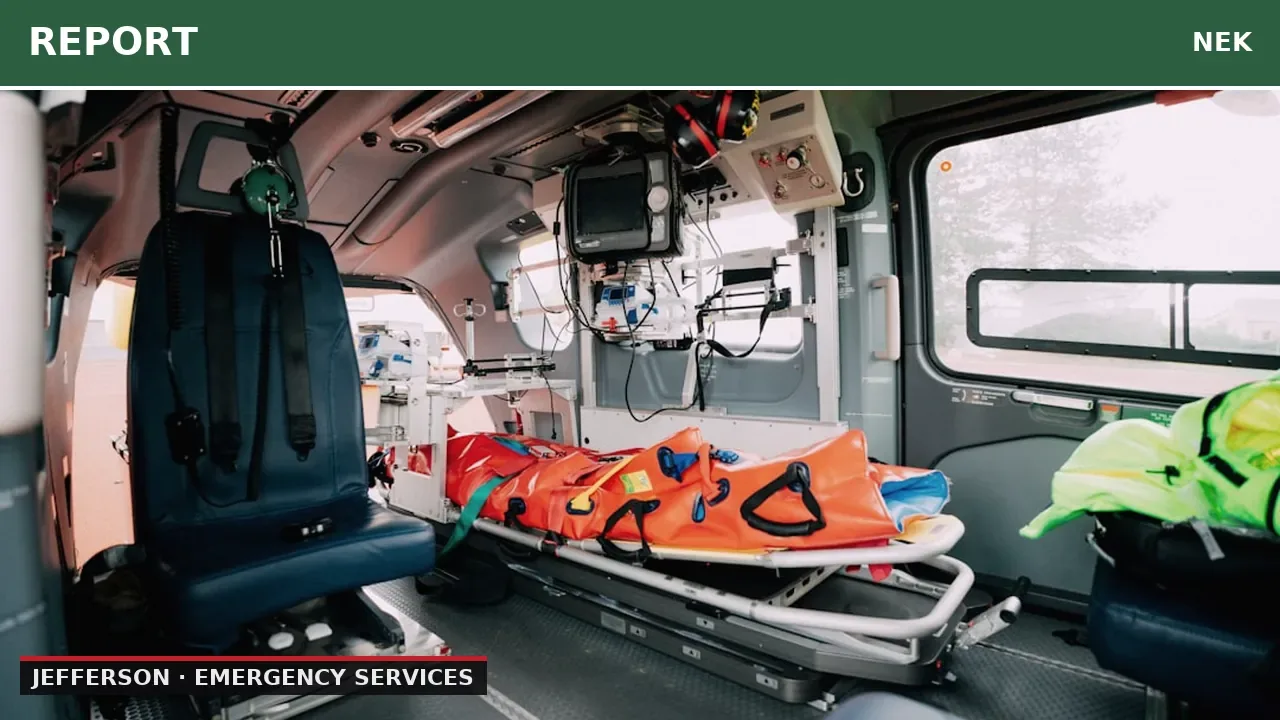 Child chest pain on Anderson Road in Jefferson