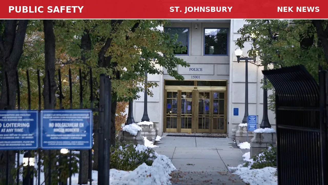 Response to Male in Custody at St. Johnsbury Police