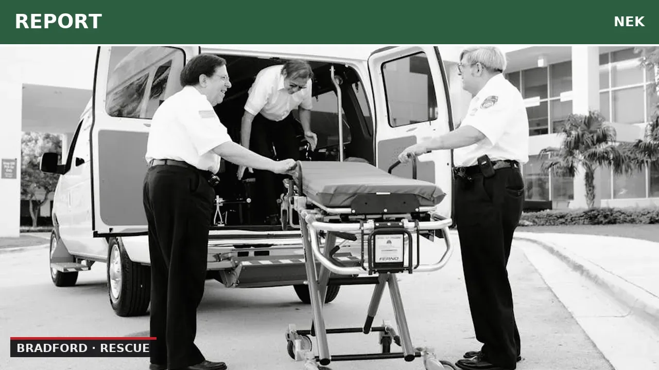 Medical Call for Woman with Abdominal Pain in Bradford