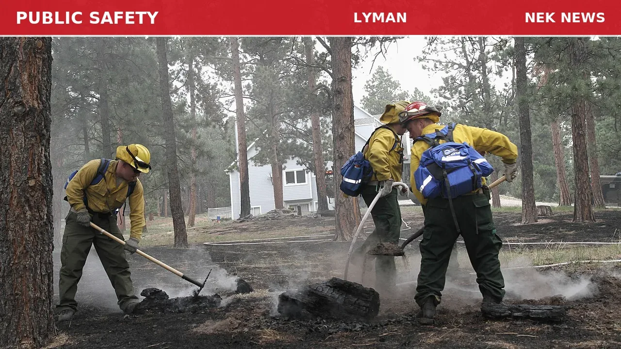 Fire Response with Evacuation on Woodchuck Trail in Lyman