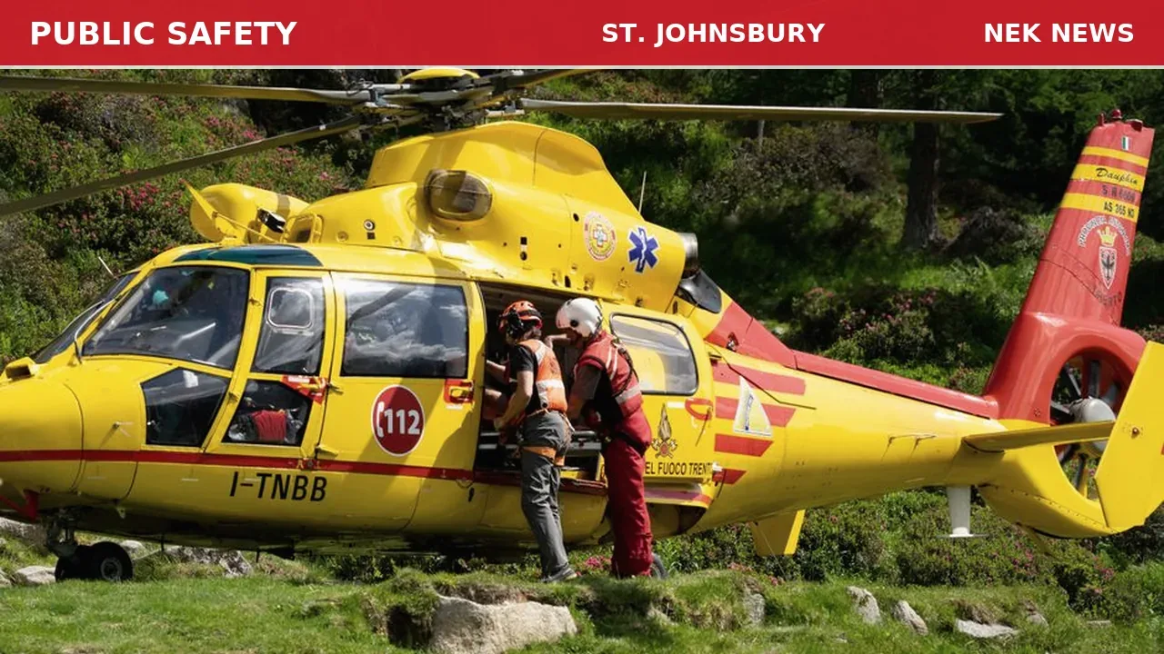Patient Airlifted from I-91 in Lyndon