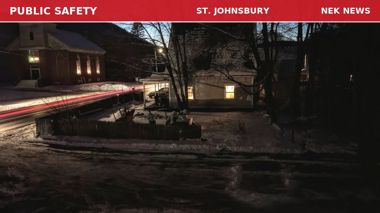 Man Apprehended After Banging on Door in St. Johnsbury