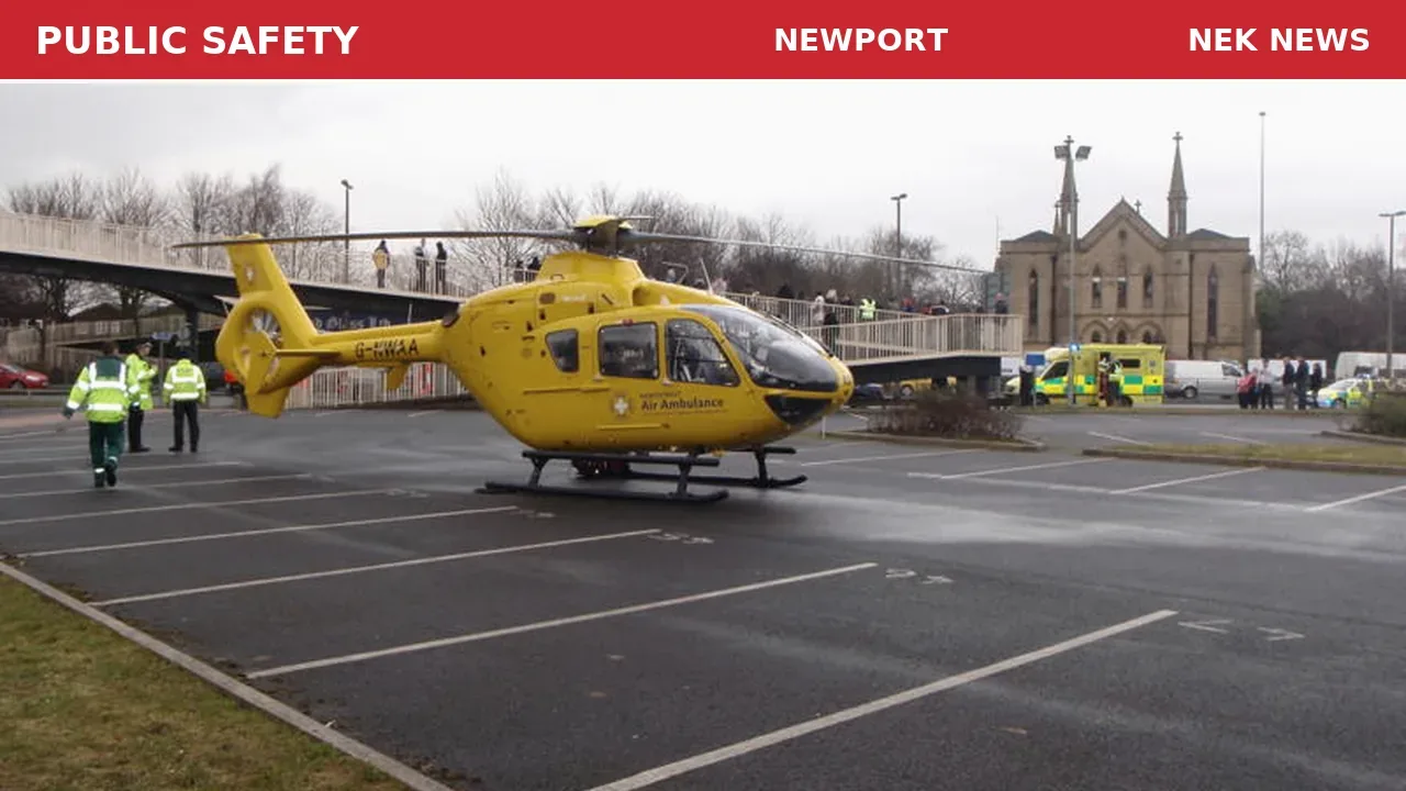 Medical Call for 59-Year-Old Male on West Main Street in Newport City