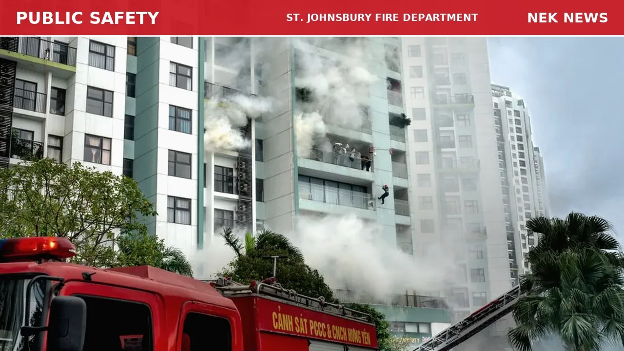 Fire alarm activation on Deer Creek Lane