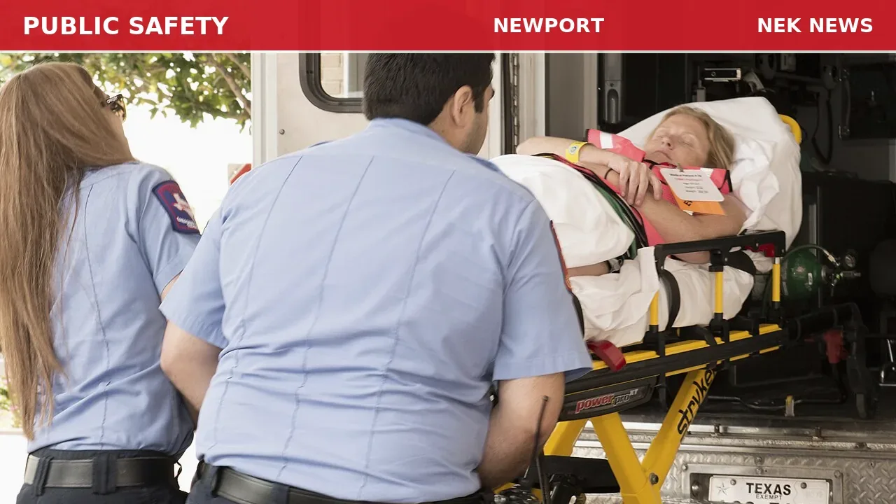 Chest Pain Call on Vermont Route 105 in Charleston