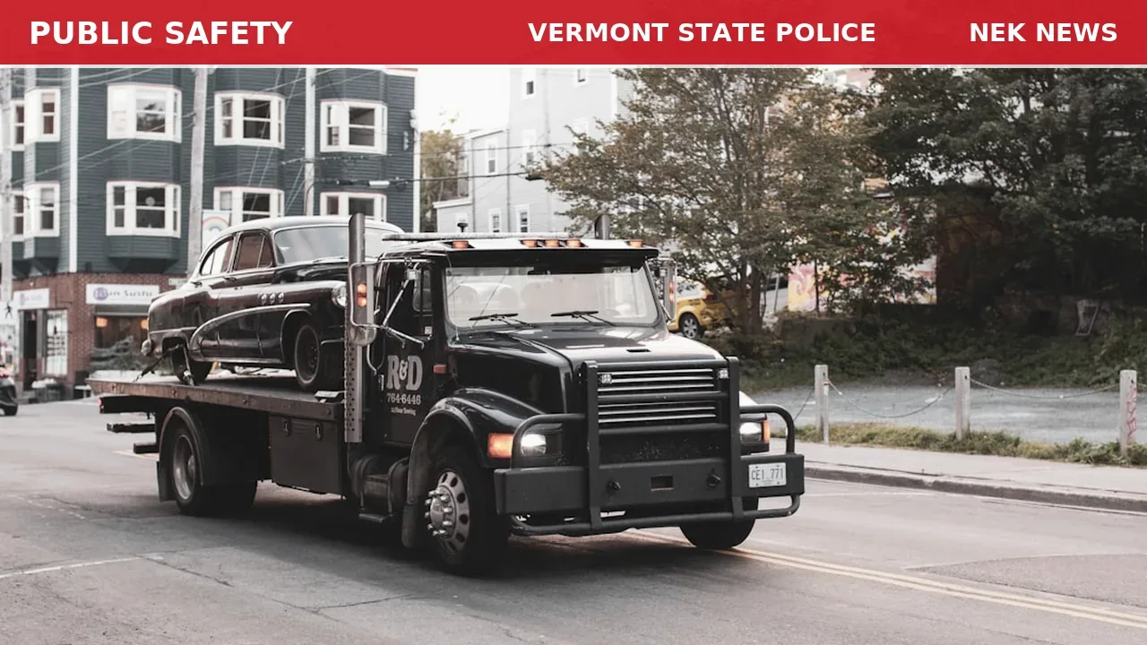 Disabled Vehicle Blocks Lane on Tucker Hill Road in Pittsburgh