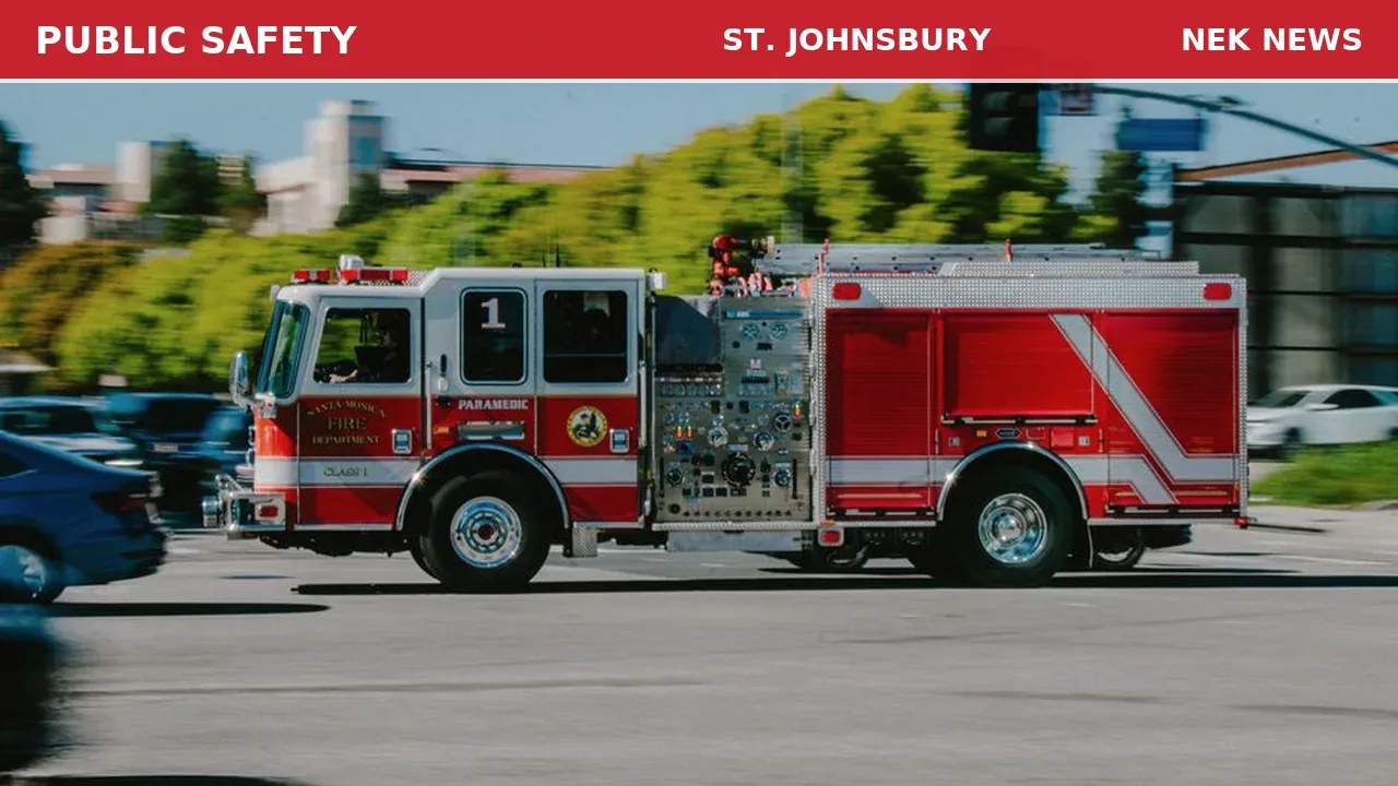 Fire Dispatch at St. Johnsbury Town School on Western Avenue