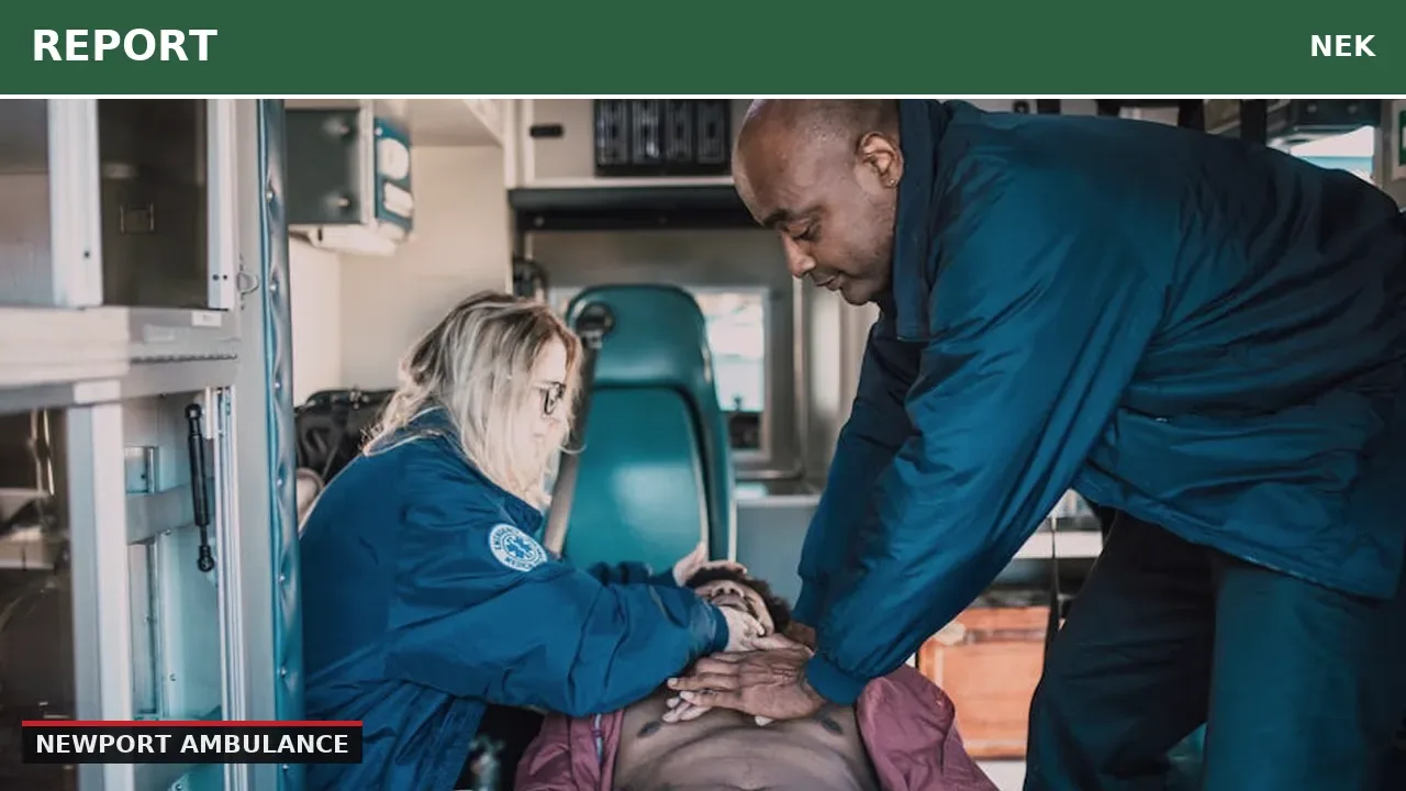 Newport Ambulance Responds to Chest Pain Call in Derby